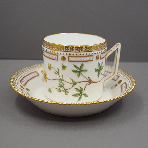 Royal Copenhagen, Flora Danica; Chocolate cup #3513 in porcelain Royal Copenhagen, Flora Danica; Chocolate cup #3513 in porcelain